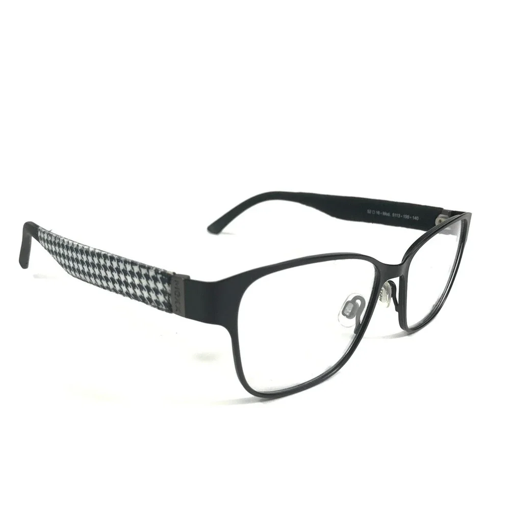 Mexx Eyeglasses Frames Mod.5113 100 Black White Square Houndstooth 52-16-140